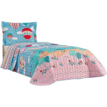 Imagem de Kit Cobre Leito Colcha Infantil 2 Peças Solteiro Bouti Kids - EMPÓRIO 