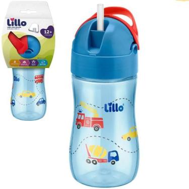 Imagem de Copo Infantil Com Canudo E Alças Antivamento 300Ml - Lillo