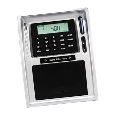 Imagem de Kokiya Cofrinho ATM para crianças, pequeno pote de dinheiro, alimentador de notas, brinquedo, cofre para economizar dinheiro para crianças de 3, 4, 5, 6, 7, Preto