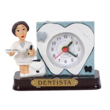 Imagem de Boneco Profissional Dentista Miniatura C/ Relógio 8 Cm - Zona Livre