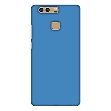 Imagem de AMZER Capa rígida com design feito à mão para Huawei P9 - cor azul olímpico HD, capa traseira ultra leve