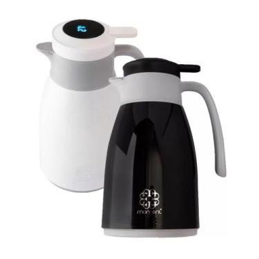 Imagem de 2 Garrafa Térmica 1 Litro Com Display LED Termômetro Digital - Moment