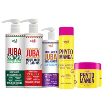 Imagem de Kit Widi Care Geleia, Encaracolando, Co Wash, Shampoo Phyto Manga e Má