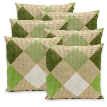 Imagem de Kit 6 Capas de Almofadas Favinho 40x40 C/ Zíper PIQUET Estampadas - Be