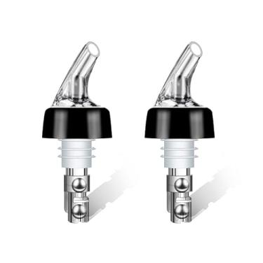 Imagem de Despejadores de garrafas 2 pacotes para bebidas alcoólicas, dosadores de vinho, dispensador de 28 g, bartender, bebidas espirituosas, vinho, coquetel, casa, bar, ferramentas