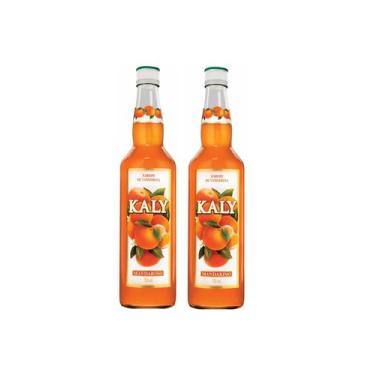 Imagem de Kit Xarope Kaly Tangerina - Mandarino 700ml 2 unidades