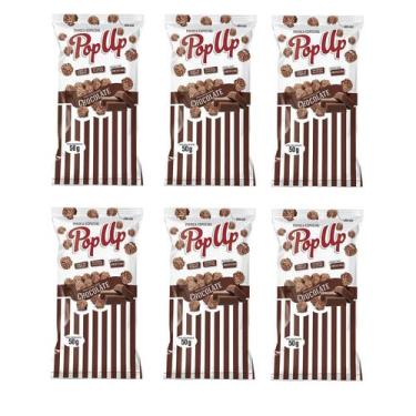 Imagem de Pipoca Pop Up sabor Chocolate 50g Especial - Kit 10 un - Bel