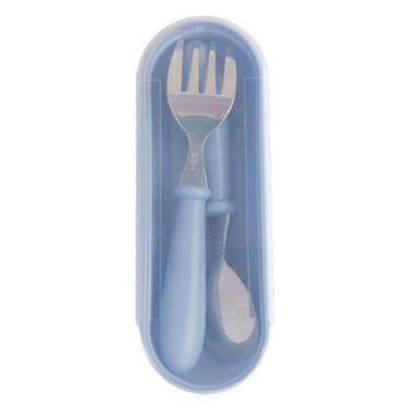 Imagem de Conjunto De Talheres Infantil Colher De Aço Inoxidável Garfo - Be Welc