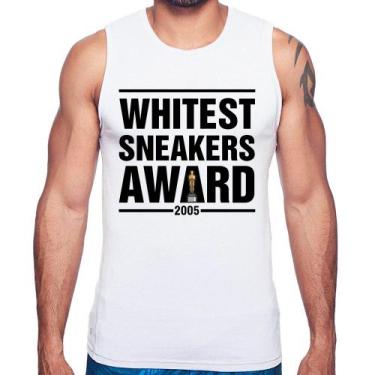 Imagem de Regata Whitest Sneakers Awards - Foca na Moda, Branco, M