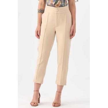 Imagem de Calça PKS Alfaiataria Capri Bege, G