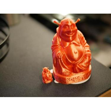 Imagem de Estátua de Shrek buda - Print42, bronze