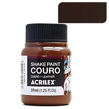 Imagem de Tinta Pinta Couro Shake Paint Acrilex 37ml Natural Sintético, Marrom