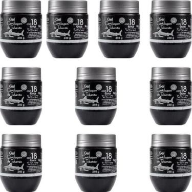 Imagem de 10 Gel Desodorante Massageador Bio Instinto Cartilagem de Tubarão 18 E