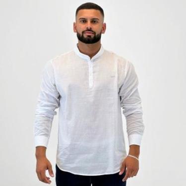 Imagem de Camisa Bata Ogochi Slim Manga Longa Masculina-Masculino