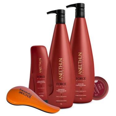 Imagem de Kit Aneethuun Force System Profissional e Escova Beauty - Aneethun