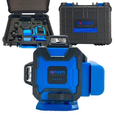 Imagem de Nível Laser 4D Profissional Recarregável  16 Linhas  Bivolt Maleta Plataforma Elevatória Tripé Resistência IP54