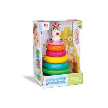 Imagem de Pirâmide de Argolas Unicórnio- Diver Toys
