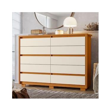 Imagem de Cômoda Palumoveis Duetto com 10 Gavetas – 151cm de Largura