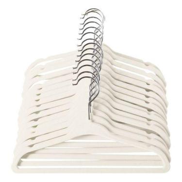 Imagem de Kit 100 Cabide Infantil Antideslizante Ultrafinos De Veludo - Mazzilli