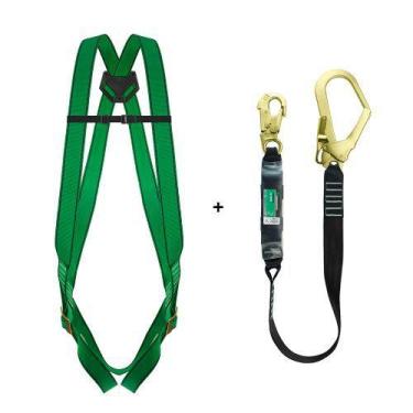 Imagem de Cinto De Segurança Paraquedas CG-750N Com Talabarte Carbografite