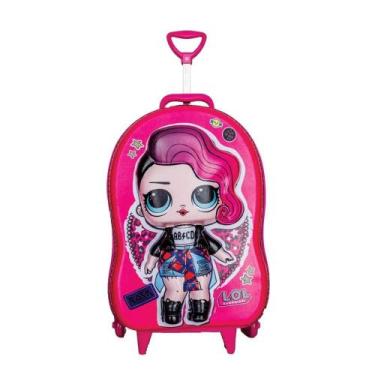 Imagem de Mochila Rodinhas Lol Rock 3D Lol Surprise Maxtoy MaxToy, Lol Rock 3D L