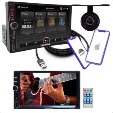Imagem de Central Multimídia MP5 Roadstar 7 Polegadas Full Touch 1DIN Espelhamen