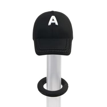 Imagem de Linda tampa de silicone com letras para Stanley 30 e 1,134 g, tampa de palha, cobertura de palha à prova de respingos, capa de palha reutilizável, capas de ponta de canudo de 10 mm para Stanle (preto)