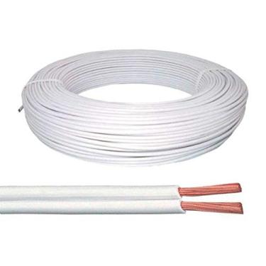 Imagem de Cabo Paralelo Telecam 2X16AWG (1,00MM) Flexivel Branco 100M