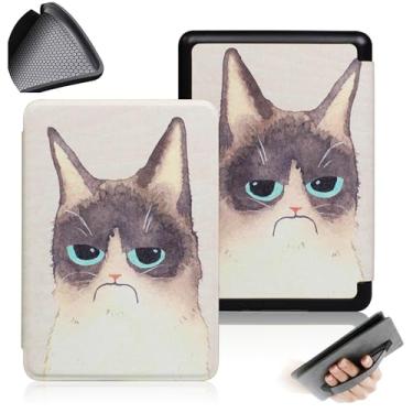 Imagem de GUKSRASO Capa para Kindle Paperwhite (7", 12ª Geração, Release 2024) e Kindle Colorsoft Signature Edition com Tira de Alça de Mão TPU Soft Traseiro Com a Função Automotor/Sleep