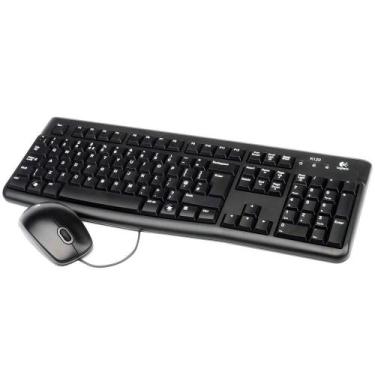 Imagem de Kit tec / mouse c/fio logitech mk120