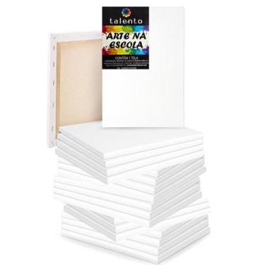 Imagem de Kit com 20 Telas 20x30 Tecido de Algodão de Qualidade para Pintura - T