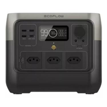 Imagem de Estação De Energia Portátil River 2 Pro Gerador 800w Ecoflow, Preto, 1