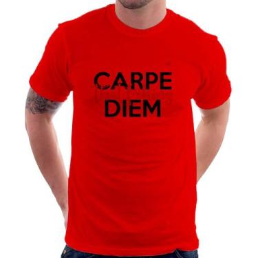 Imagem de Camiseta Carpe that fucking Diem - Foca na Moda, Vermelho, G