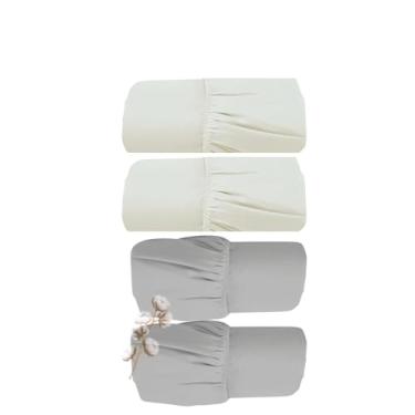 Imagem de Lençol com Elástico Algodão Egípcio 300 Fios- Solteiro/Casal/Queen/King - Avulso ou Kit - Hipoalergênico não faz bolinhas (Essentiale, King Kit 4un)