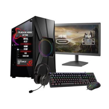 Imagem de Pc Gamer Completo i5 2 GT 740 Memória Ram 8GB Hd 500GB - Tech Fusion
