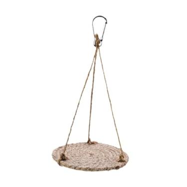 Imagem de Bothyi Réptil Hammock Sleeping Bed Supplies Supply Salbing Toy pendurado brinquedo barbudo brinquedo para lagarto Habitat Terrarium Tank Tank, 11x20cm