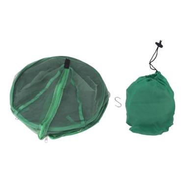 Imagem de Rede de Secador de Alimentos, Pendurada Malha de Malha Verde Elástico à Prova de Poeira Dobrável para Secar Peixes, Legumes, Roupas, Acampamento, Cozinha