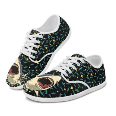 Imagem de GOSTONG Tênis de corrida masculino descalço leve, antiderrapante, largo, tênis de caminhada para uso ao ar livre, sola com zero queda, branca, tamanho 34-48, Tubarão, 45