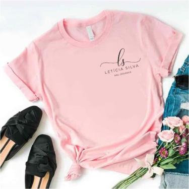 Imagem de Camiseta Baby Look Rosa -  Hair Designer / Lash Desiger - loja dinka, 