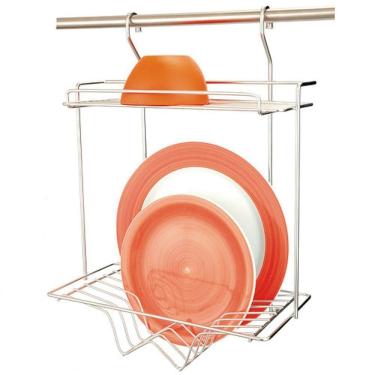 Imagem de Escorredor De Pratos em Inox 06 Pratos Baby Jomer 3005