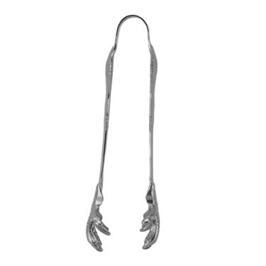 Imagem de Garra Estilo Gelo Pinça de Aço Inoxidável Polido Em Forma de águia Servir Pinças de Barra Uso Doméstico (Black Bating)