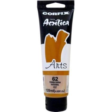 Imagem de TINTA ACRÍLICA ART´S GR-II 120ML CORFIX AVULSO TERRA SIENA NATURAL 62