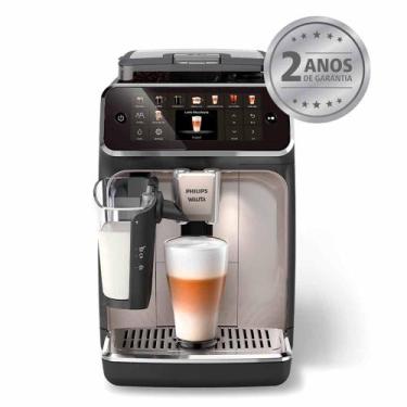 Imagem de Cafeteira Espresso Superautomática LatteGo Preta e Cromada com 20 Tipo