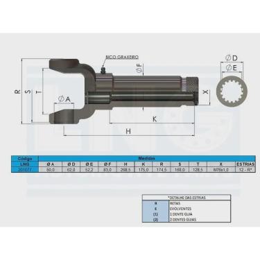 Imagem de 207989 Luva cardan