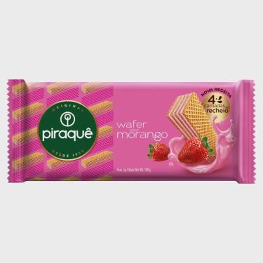 Imagem de Biscoito Wafer Piraquê Morango 100g