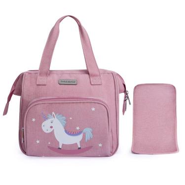 Imagem de Bolsa para bonecas Bebamour com trocador, bolsa infantil moderna
