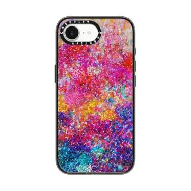 Imagem de CASETiFY Capa Impact para iPhone 16e [proteção contra quedas de grau militar de 2,5 m 4X/compatível com Magsafe] - and We Danced Our Way Home por Ingrid Ching - Preto transparente