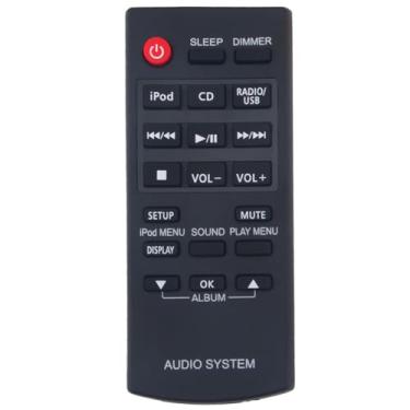 Imagem de Allimity Substituição remota N2QAYB000984 para sistema estéreo Panasonic CD N2QAYB000944 SA-UX104 SC-UX104 SB-UX100 SA-PM250 SC-PM250 SC-PM600 SC-HC200