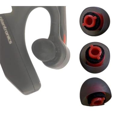 Imagem de ALXCD Fones de ouvido intra-auriculares compatíveis com Plantronics Voyager 5200 Legend, tamanhos P/M/G com isolamento de ruído, fones de ouvido intra-auriculares de silicone macio compatíveis com PLT