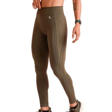 Imagem de Calça Legging Lupo Max Core - Adulto, GG, Verde militar